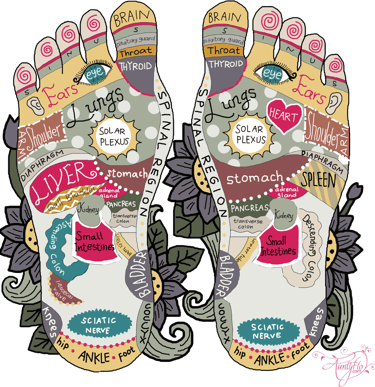 Download Foot Reflexology Map for Bulse Pulse Point Remedies
