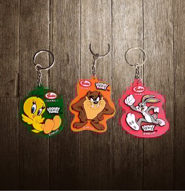 gantungan kunci rubber