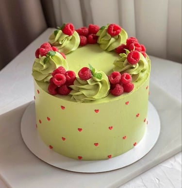bento torta s malinami