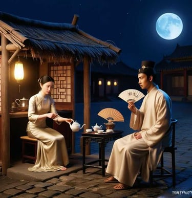 Nguyễn Thị La gặp vua trần anh tông