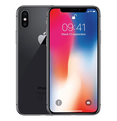 Vue de face Iphone XS et vue de dos