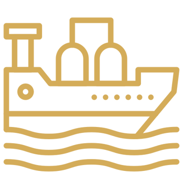 Sulfur shipping icon 