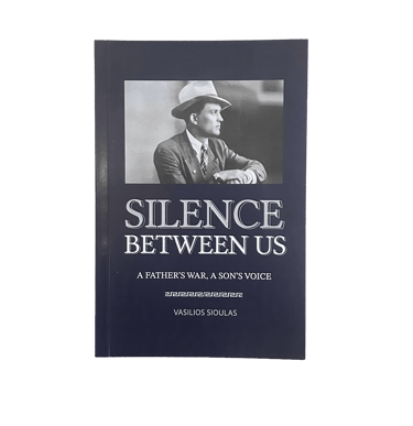 a book cover of a book with a Greek man in a hat