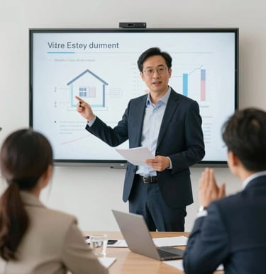 Close-up of hands shaking over a signed real estate contract with keys on the table.