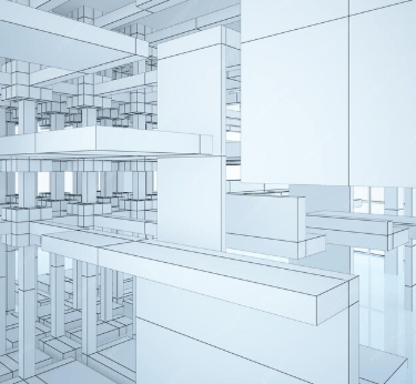 Projeto arquitetônico 3D de laboratório desenvolvido para aprovação sanitária da Anvisa