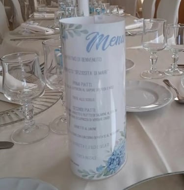 menù personalizzato