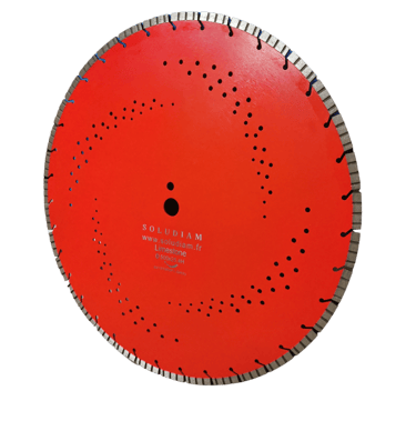 Disque laser ventilé scie de chantier