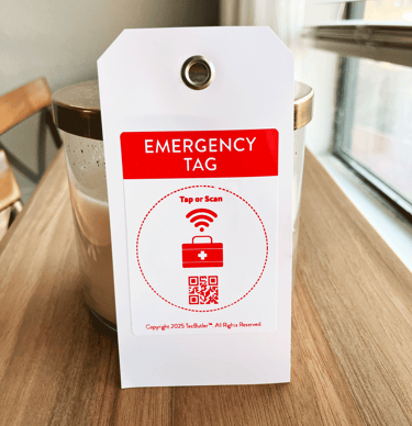 emergency tag by TecButler