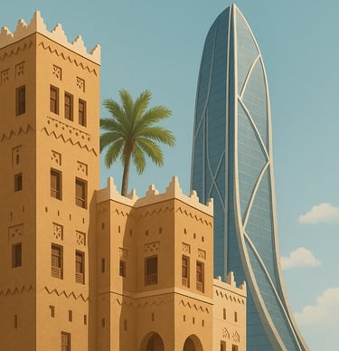 تصميم واجهات نجدية