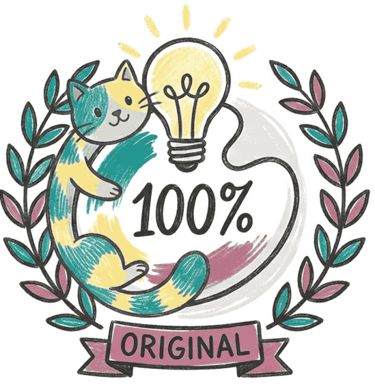 Ilustración que indica que nuestros diseños son originales