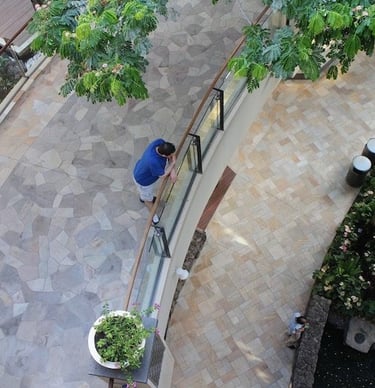 Tiled flooring