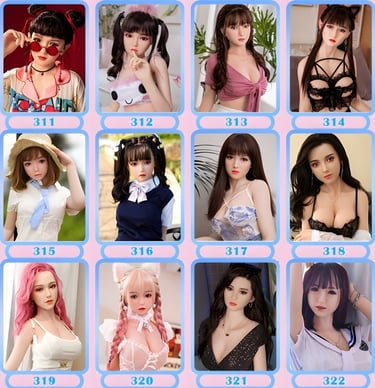 visages poupée réaliste silicone DDF