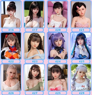 visages poupée réaliste silicone DDF