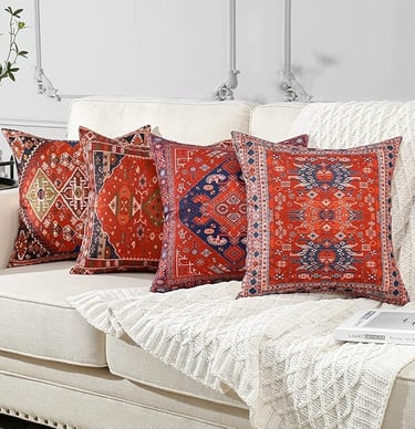 Bohemian Style Decorative Throw Pillow Covers
