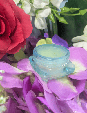 a jar of Home-made Lip Balm