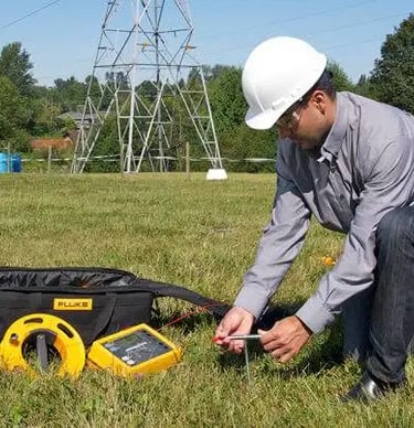 Topraklama ölçümü ve elektrik güvenliği testi görseli