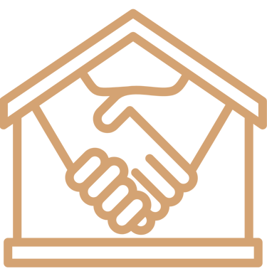 Graphic of a handshake