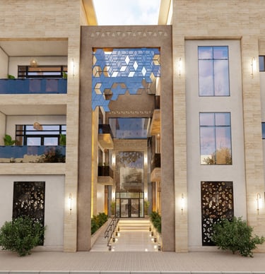 مشروع الشقق السكنية داخل حي المهدية من تصميم وتنفيذ شركة دليل البناء للتطوير العقاري