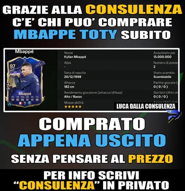 mbappe toty comprato su ea sports fc