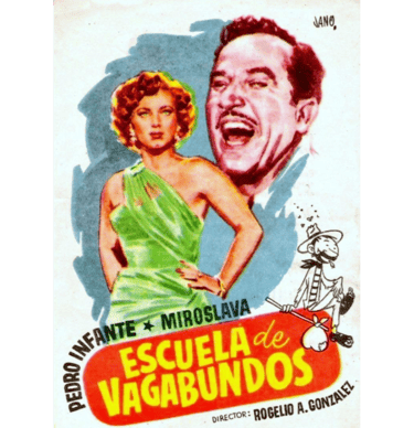 Portada de la película Escuela de Vagabundos.