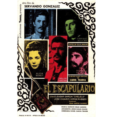 Portada de la película El Escapulario.