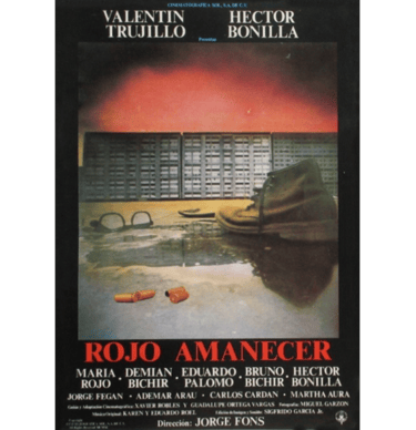 Portada de la película Rojo Amanecer.
