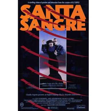 Portada de la película Santa Sangre.