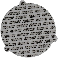 foil o liner para frascos