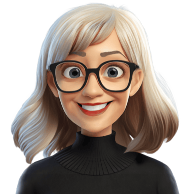 a cartoon avatar of the author