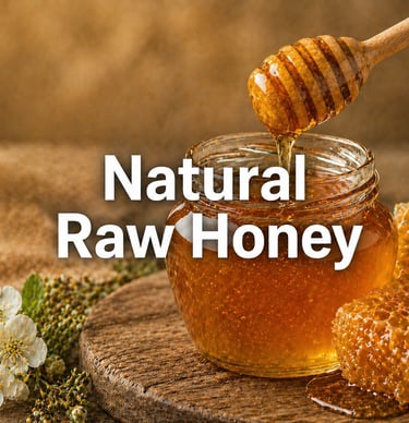 High quality raw natural honey exporter from India with pure honey honeycomb and premium natural products