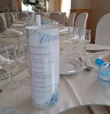 menù personalizzato