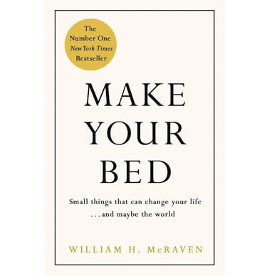 Book title card – Make Your Bed by Admiral William H. McRaven