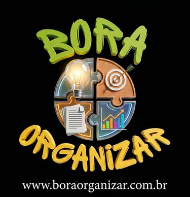 imagem da logo marca do blog Bora Organizar .