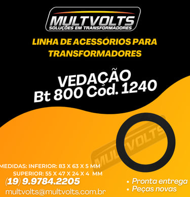 Vedação BT 400  Amp. Codigo 1240