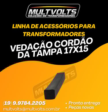 Vedação Cordão da Tampa 17x15