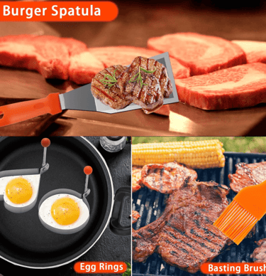 a picture of a burger on a grill