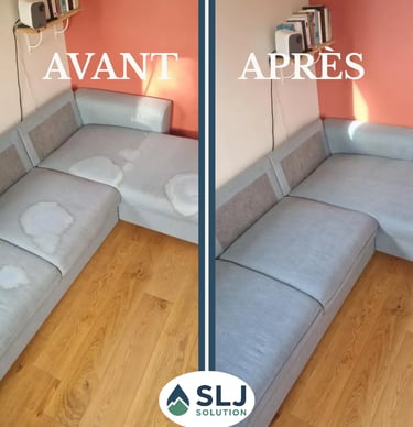 Résultat nettoyage canapé Gières