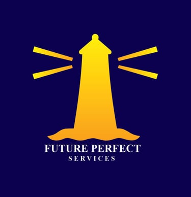 The lighthouse symbolizes clarity, guidance, and partnership in editing