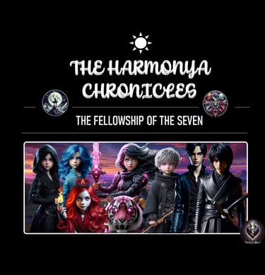 Second Album Cover - The Fellowship of the Seven | The Harmonya Chronicles