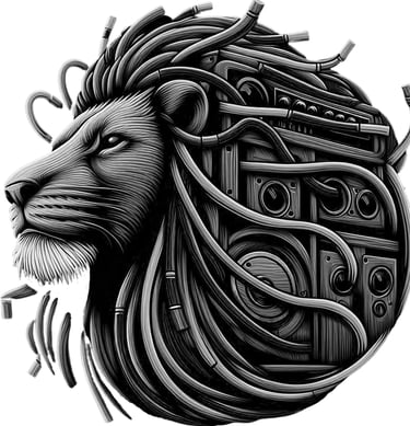Tête de lion, logo du DUB IMPAKT Festival