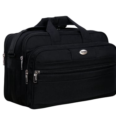 black laptop office bags in premium nylon fabric