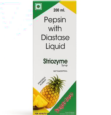 Striozyme Syrup. Digestive enzyme by Strio Healthcare