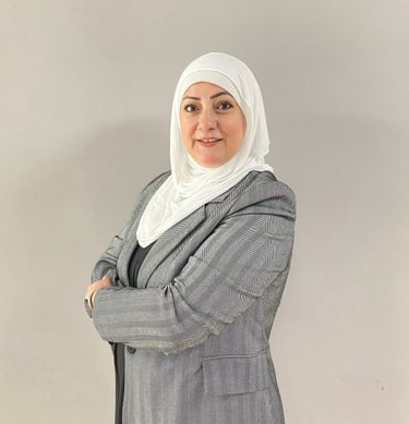 A portrait of trainer Raja Almasri