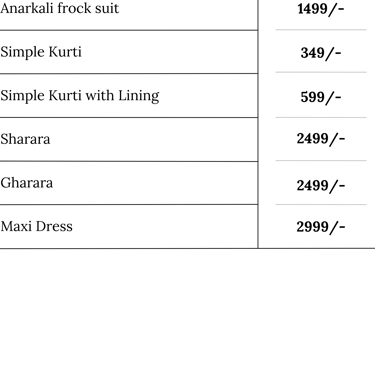 Ladies Tailor with Price