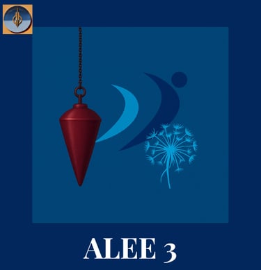 image fond bleu avec logo nerti et accessbars avec un pendule en premier plan