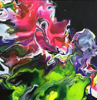 Extasy - Tableau art abstrait - art contemporain - acrylique sur toile