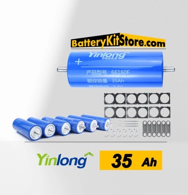 yinlong 35ah cylindrical lto battery cells 6-24 pieces