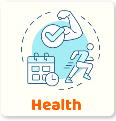 Sixth grade health and physical education curriculum for physical and mental well-being