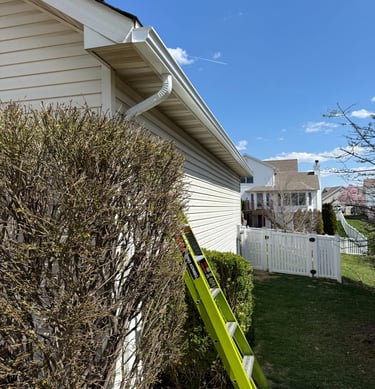 new aluminum k style gutter installation