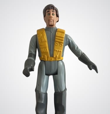 a ghostbusters toy figure